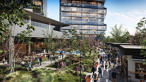 Architectural Visualisation of Complex Urban Schemes